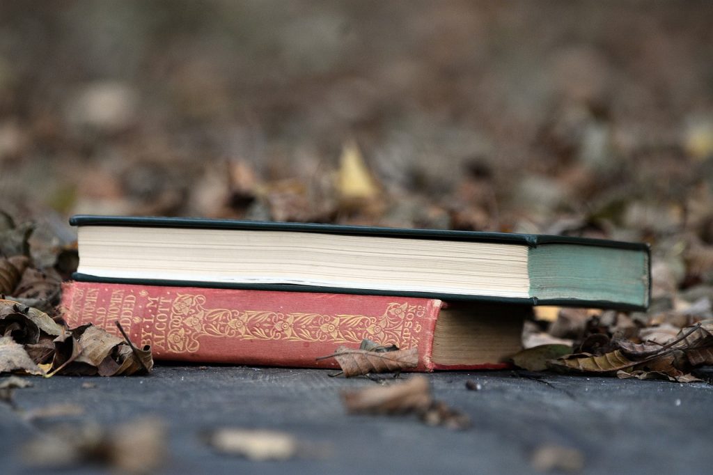 books, literatures, leaves