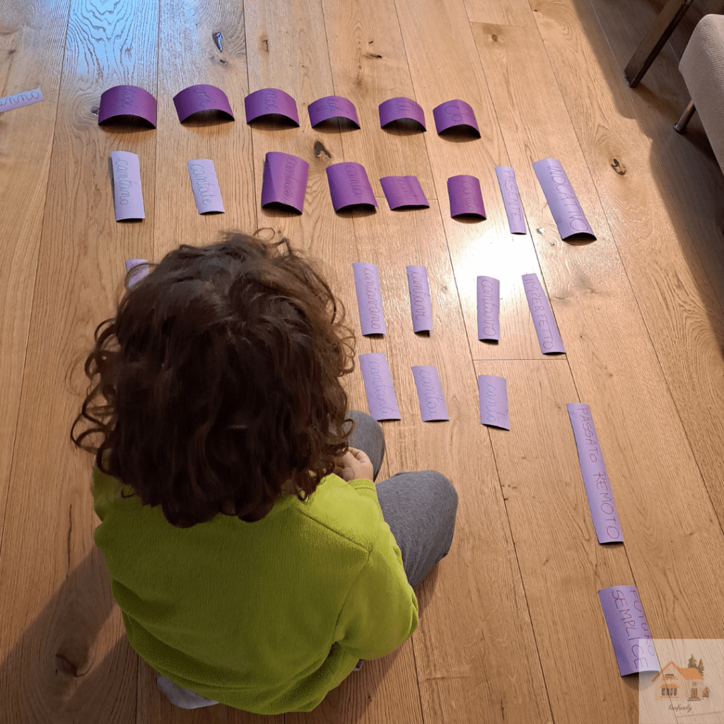 Metodo alternativo di apprendimento dei modi e dei tempi dei verbi