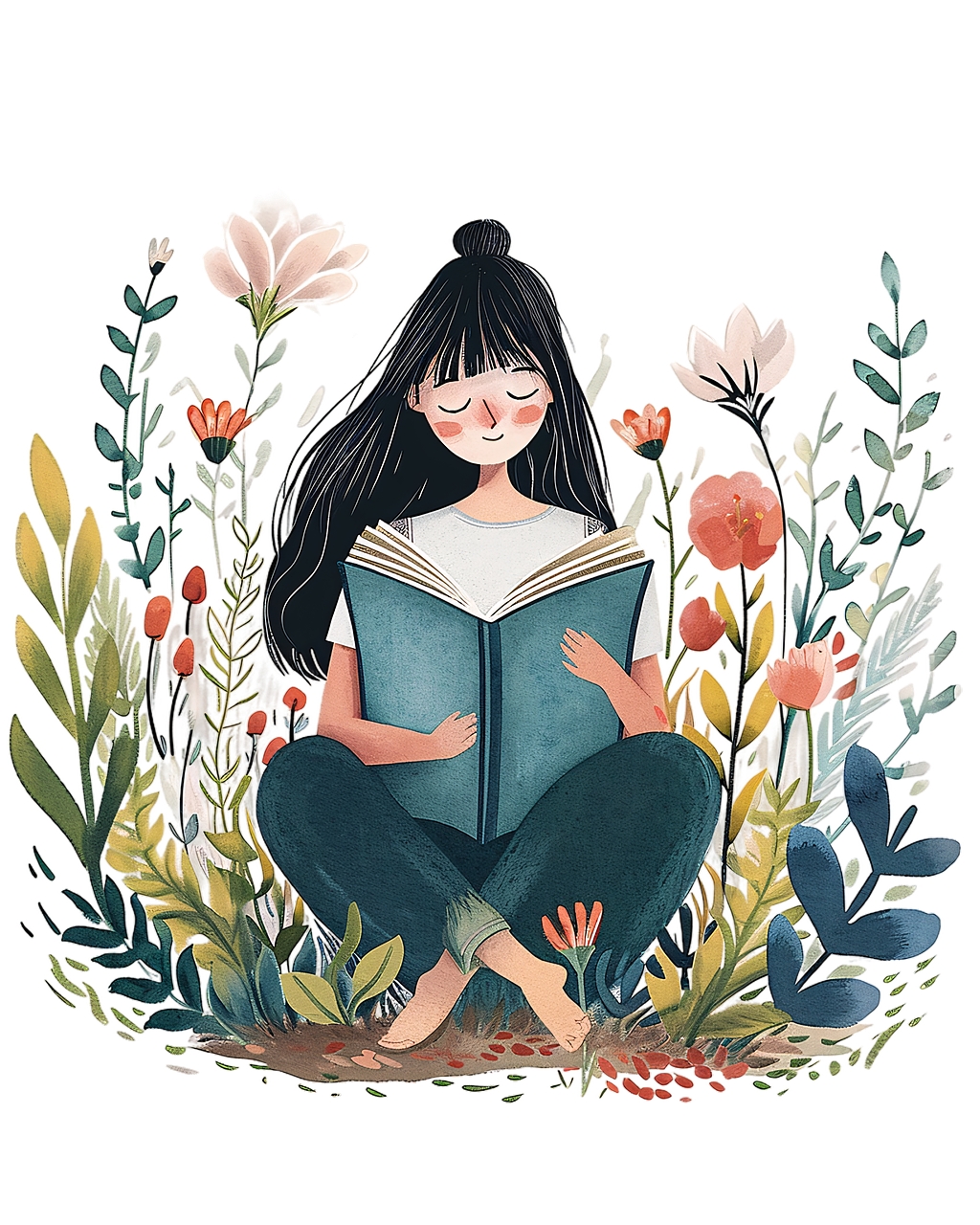 ai generated, woman, books-8518509.jpg